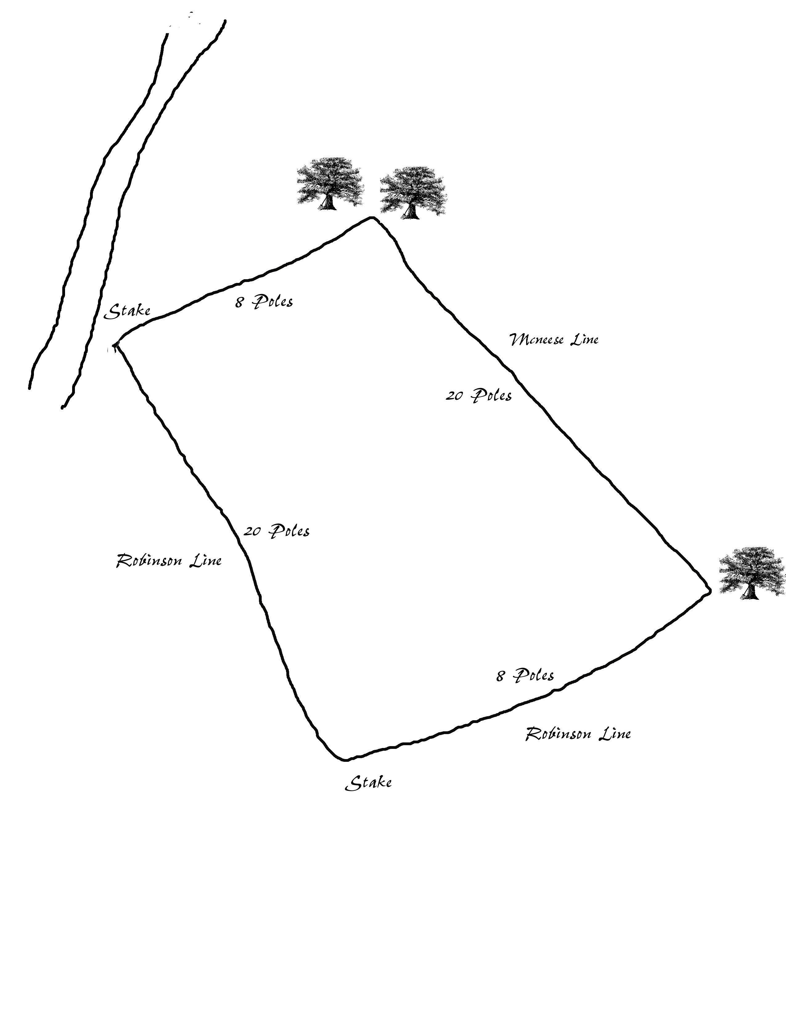 Plot of New Lebanon 1848 Deed